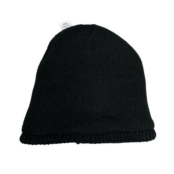 Adidas Winter Stocking Hat Men's Black Pine Knot Fold Beanie - Picture 5 of 9